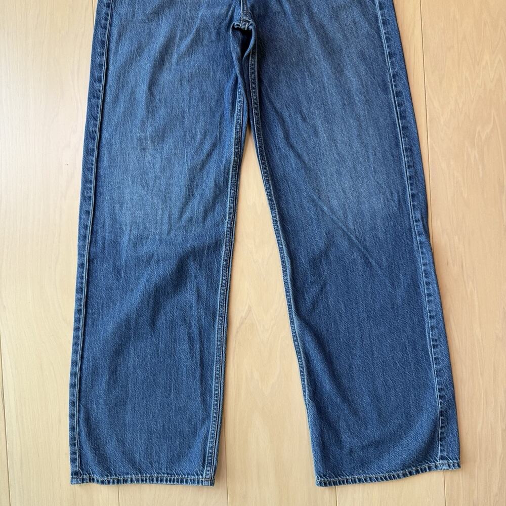Rag & Bone Lori Mid Rise Wide Leg Jeans Women's 27 Blue Minimalist New York - Picture 4 of 9